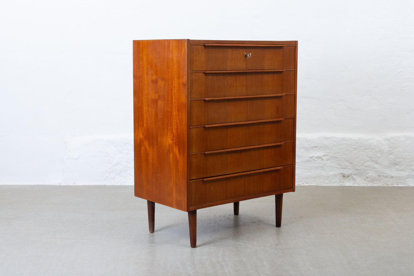 1960s teak chest of drawers by Steens Møbler