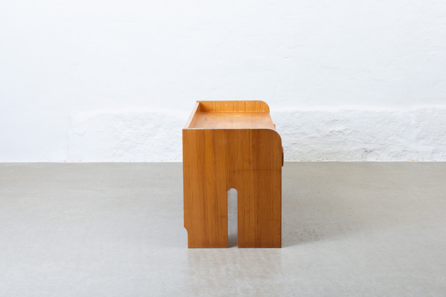 1970s hallway chest in pine