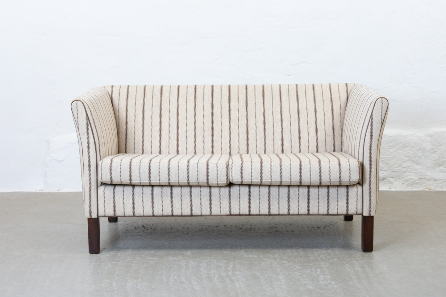 1980s Danish two seater in wool