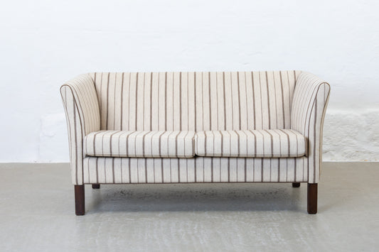 1980s Danish two seater in wool