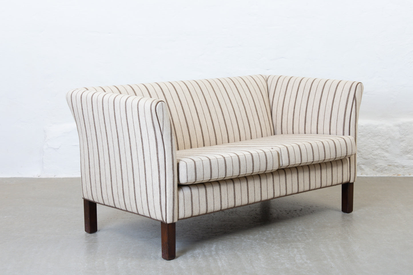 1980s Danish two seater in wool