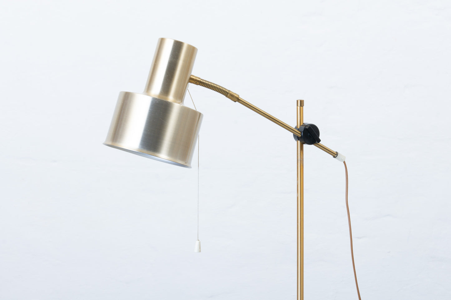 Two available: 1970s brass floor lamps