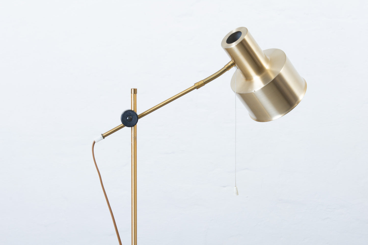 Two available: 1970s brass floor lamps