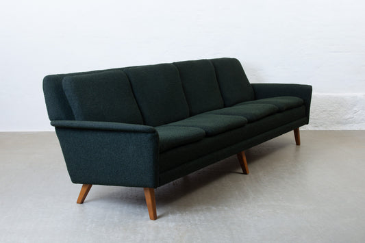 Newly reupholstered: 1960s four seat sofa by Folke Ohlsson