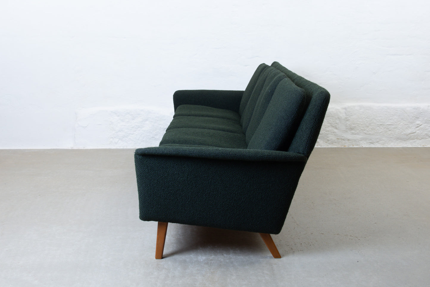 Newly reupholstered: 1960s four seat sofa by Folke Ohlsson
