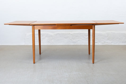 1960s extending dining table in teak - no. 1