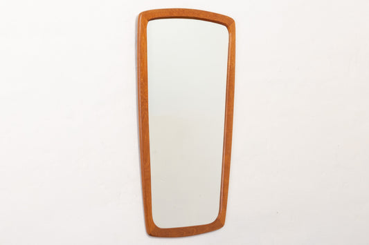 1960s teak mirror