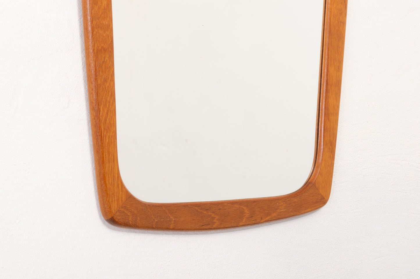 1960s teak mirror
