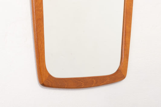 1960s teak mirror