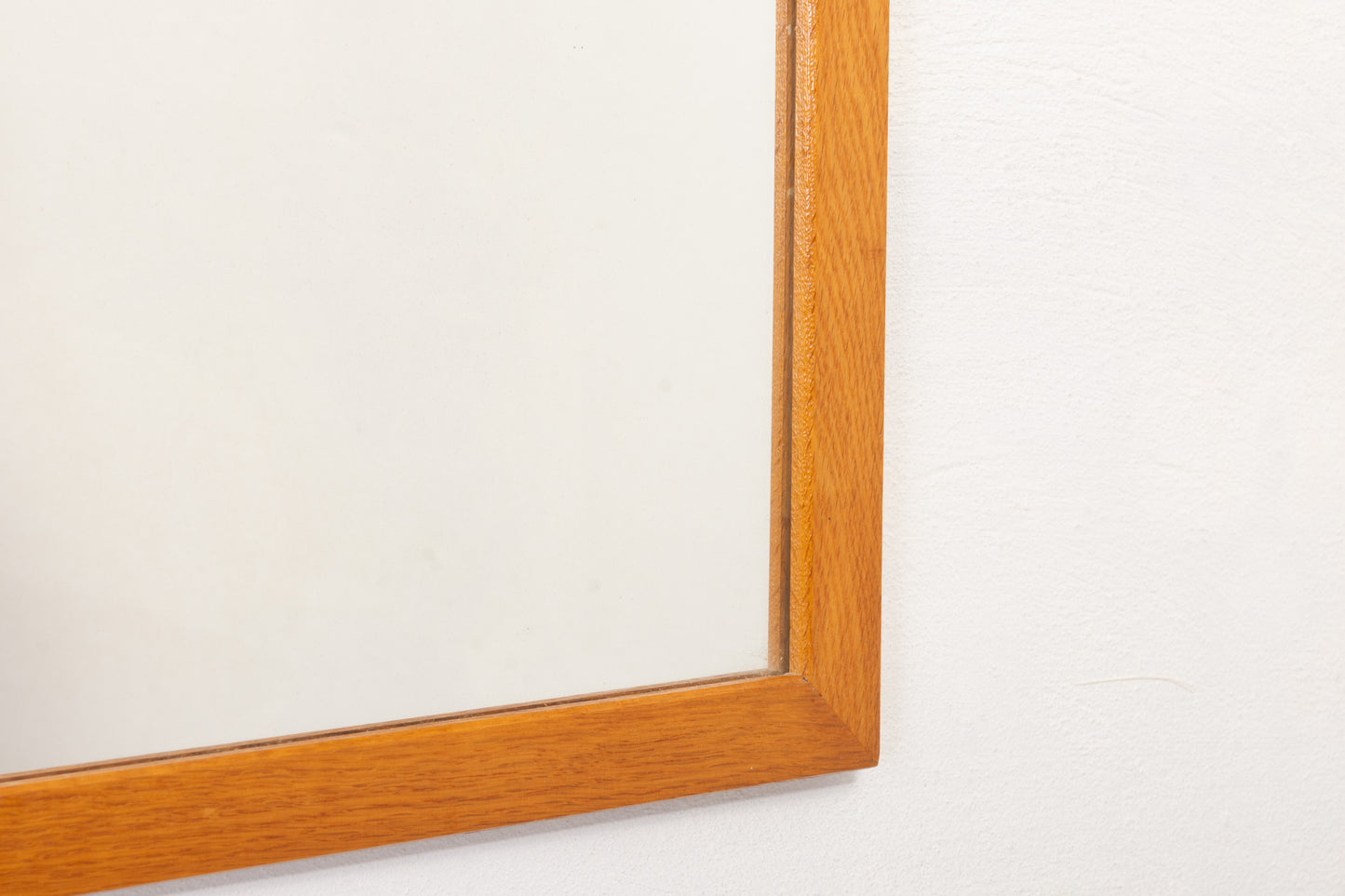 1960s oak mirror