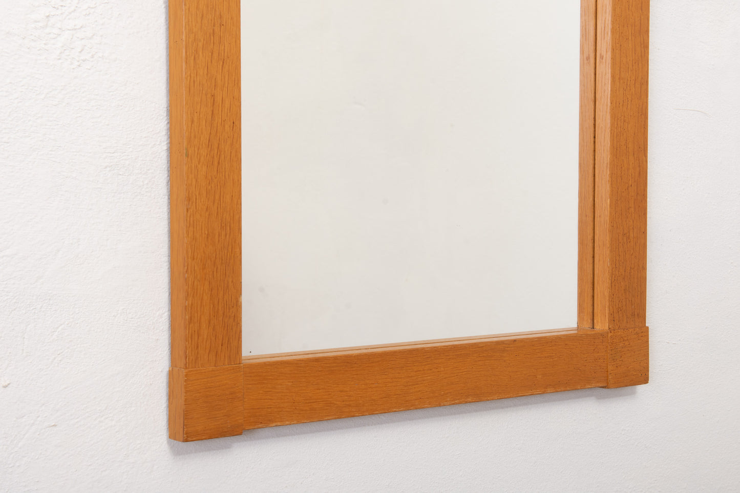 1960s oak mirror
