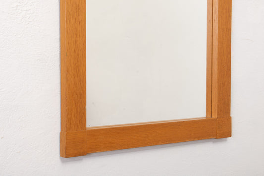 1960s oak mirror