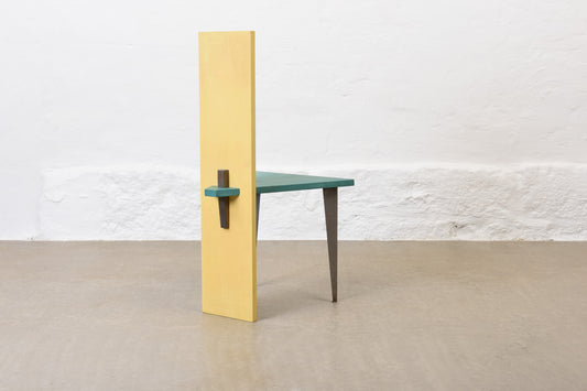 1980s Swedish postmodern chair
