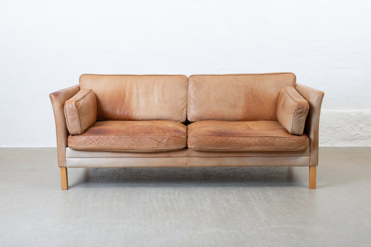 1970s leather sofa by Mogens Hansen