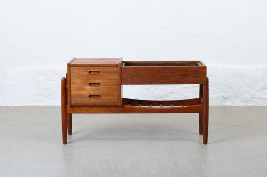 1960s teak planter table by Arne Wahl Iversen