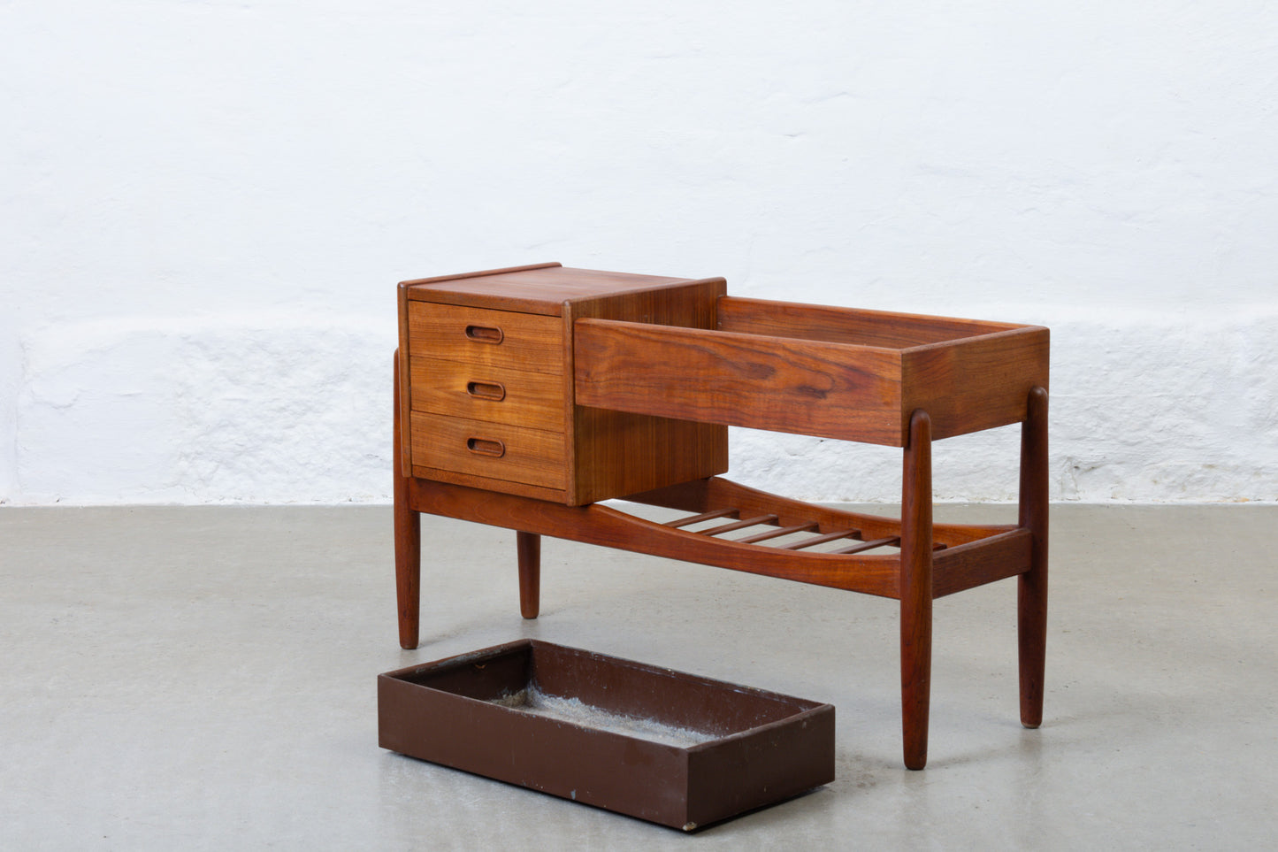 1960s teak planter table by Arne Wahl Iversen