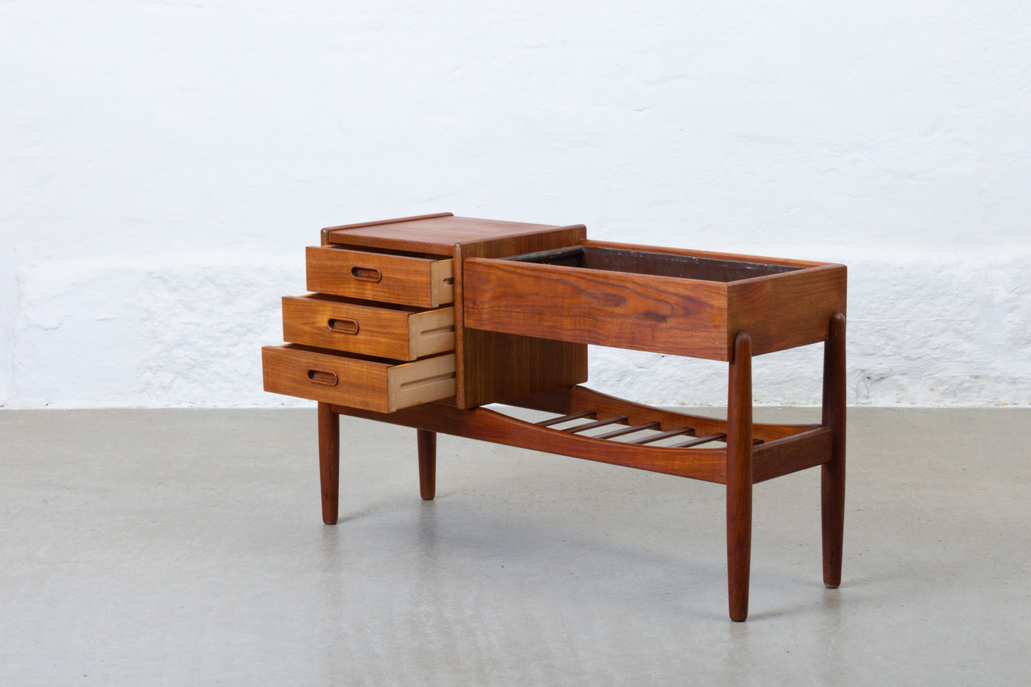 1960s teak planter table by Arne Wahl Iversen