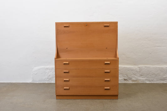 1960s oak secretary by Børge Mogensen