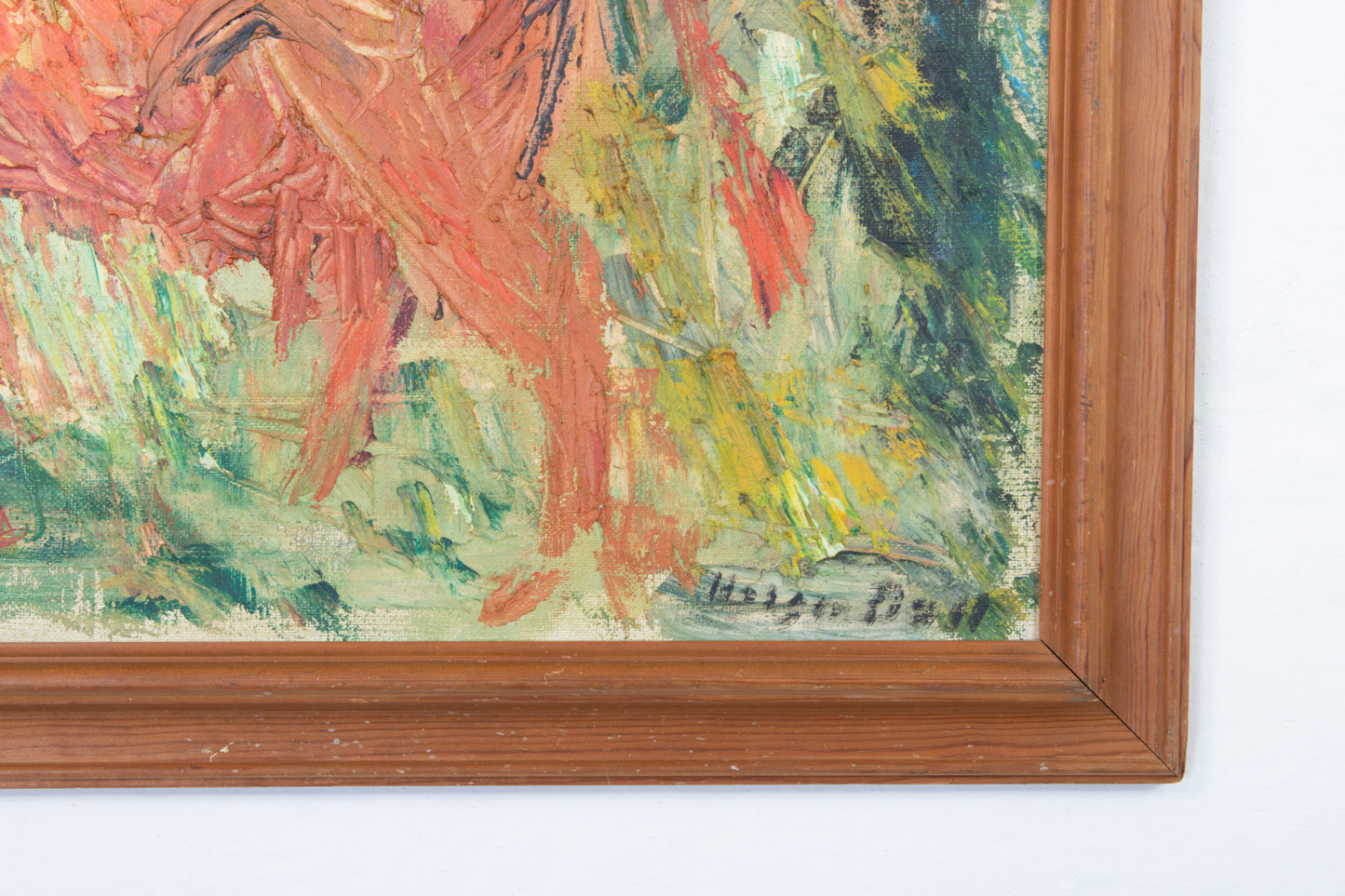 Oil painting by Holger Dall