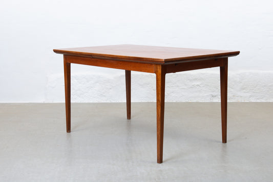 1960s extending dining table in teak - 135L cm