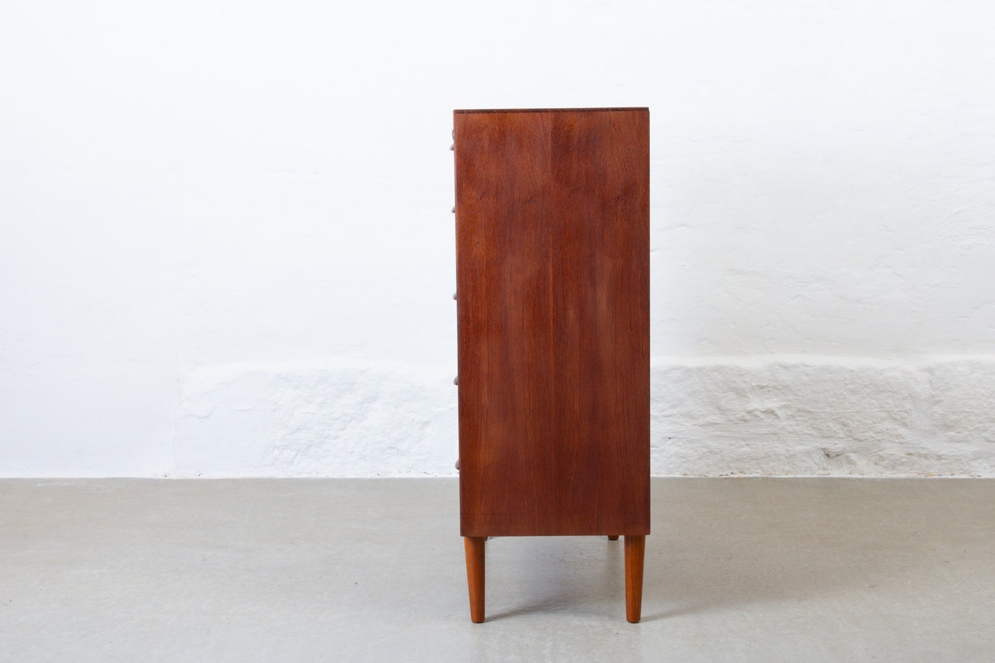 1950s teak chest of six drawers