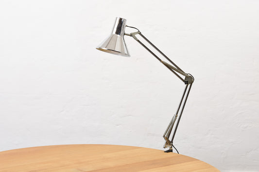 Vintage anglepoise lamp in chromed metal