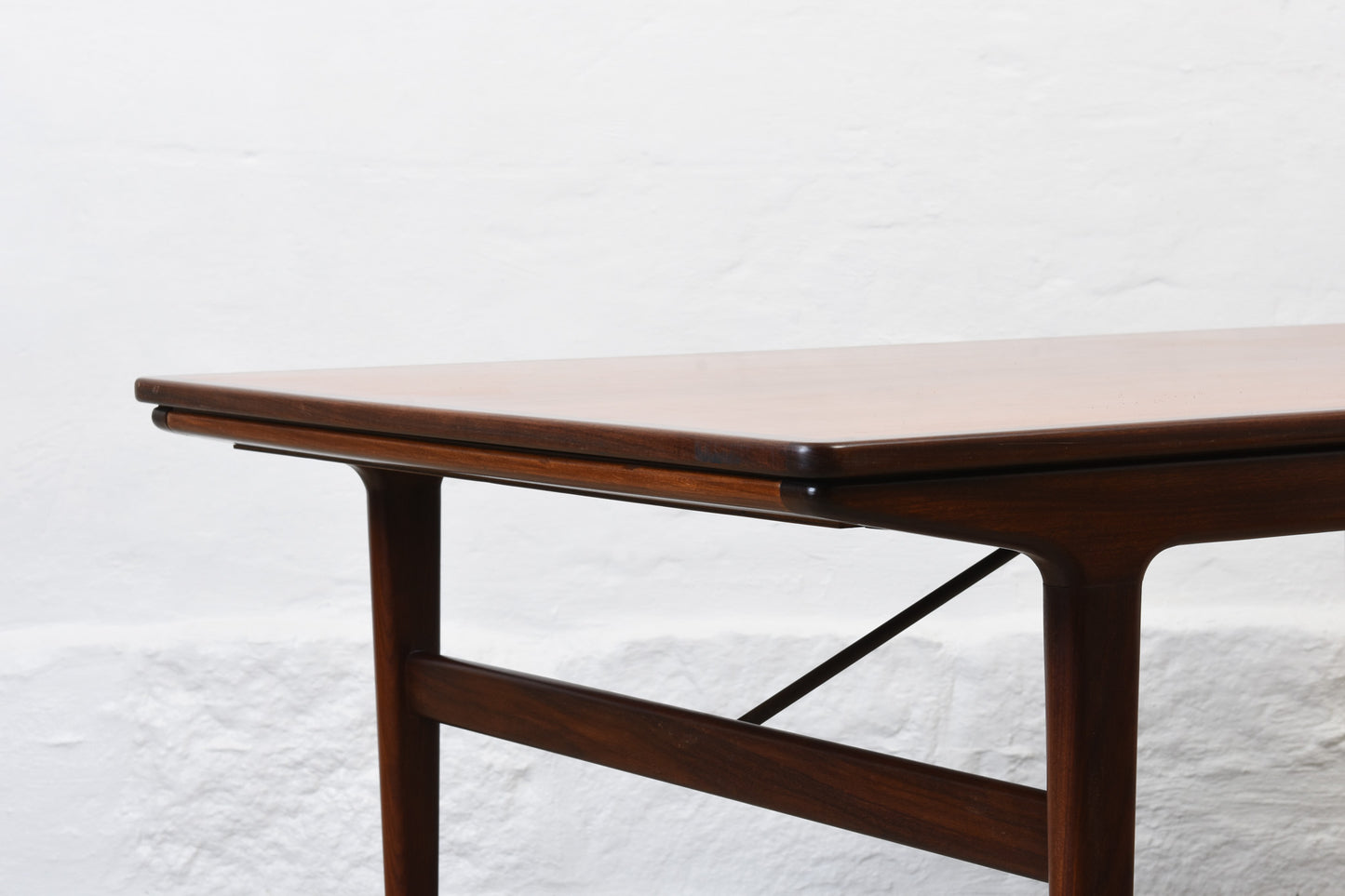 1960s extending dining table in teak by Johannes Andersen