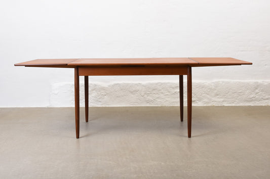 1960s extending dining table in teak