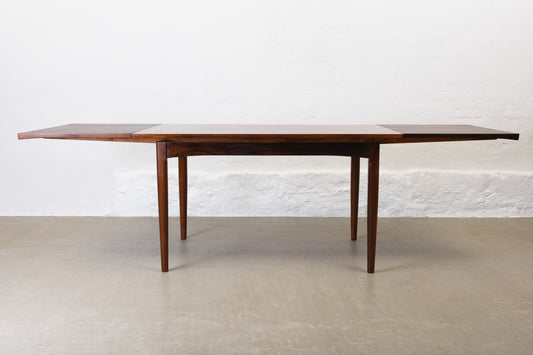 1960s extending dining table in rosewood