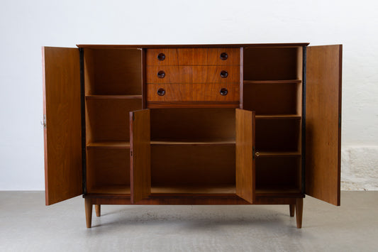 1950s tall sideboard in teak