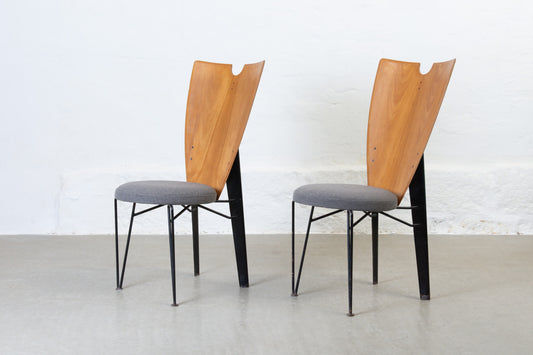 Two available: 1980s postmodern chairs by Jouko Järvisalo