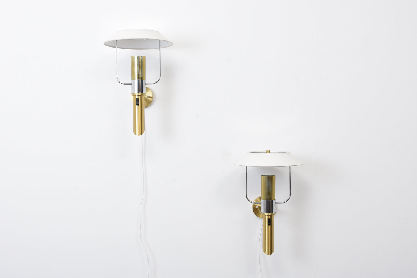 Two available: 1980s wall lights by Örsjö Belysning