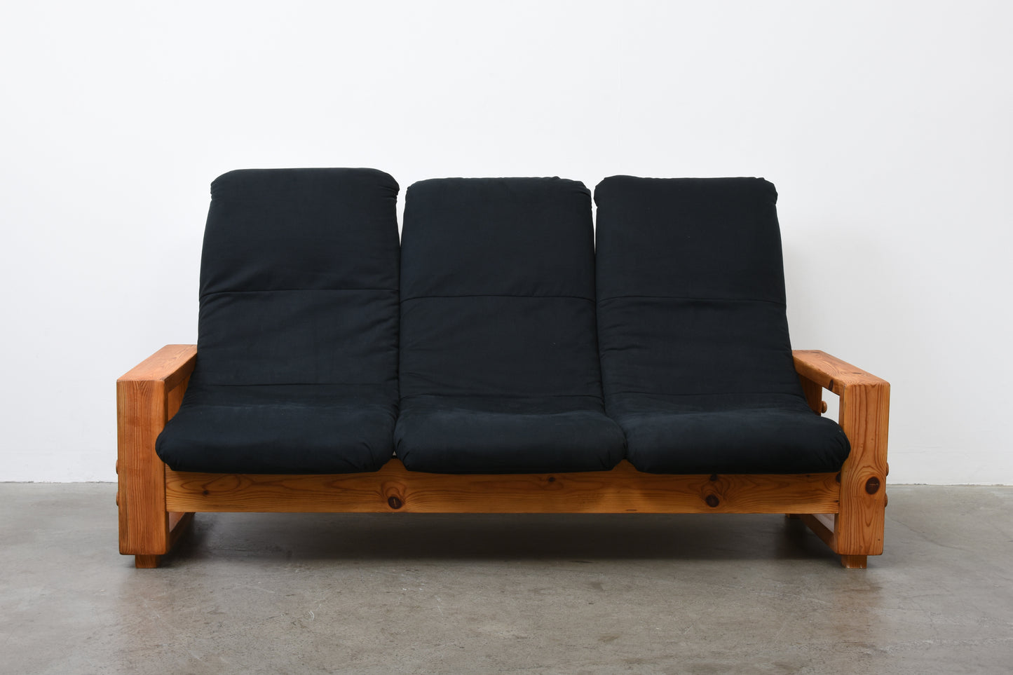 1970s reclining three seater by Leif Wikner