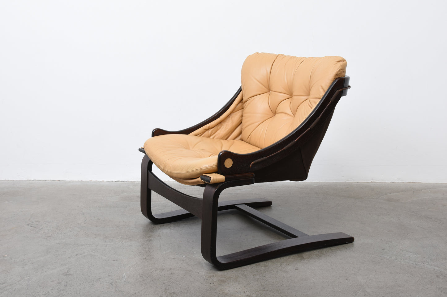 1970s 'Kroken' lounge chair by Åke Fribytter