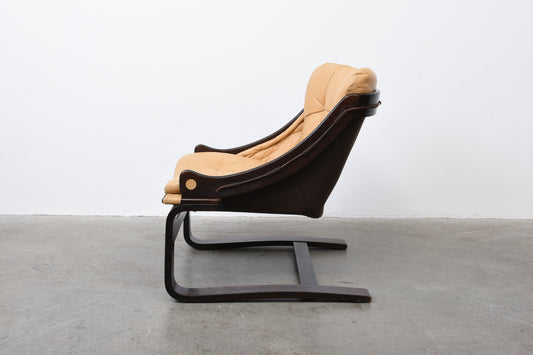 1970s 'Kroken' lounge chair by Åke Fribytter