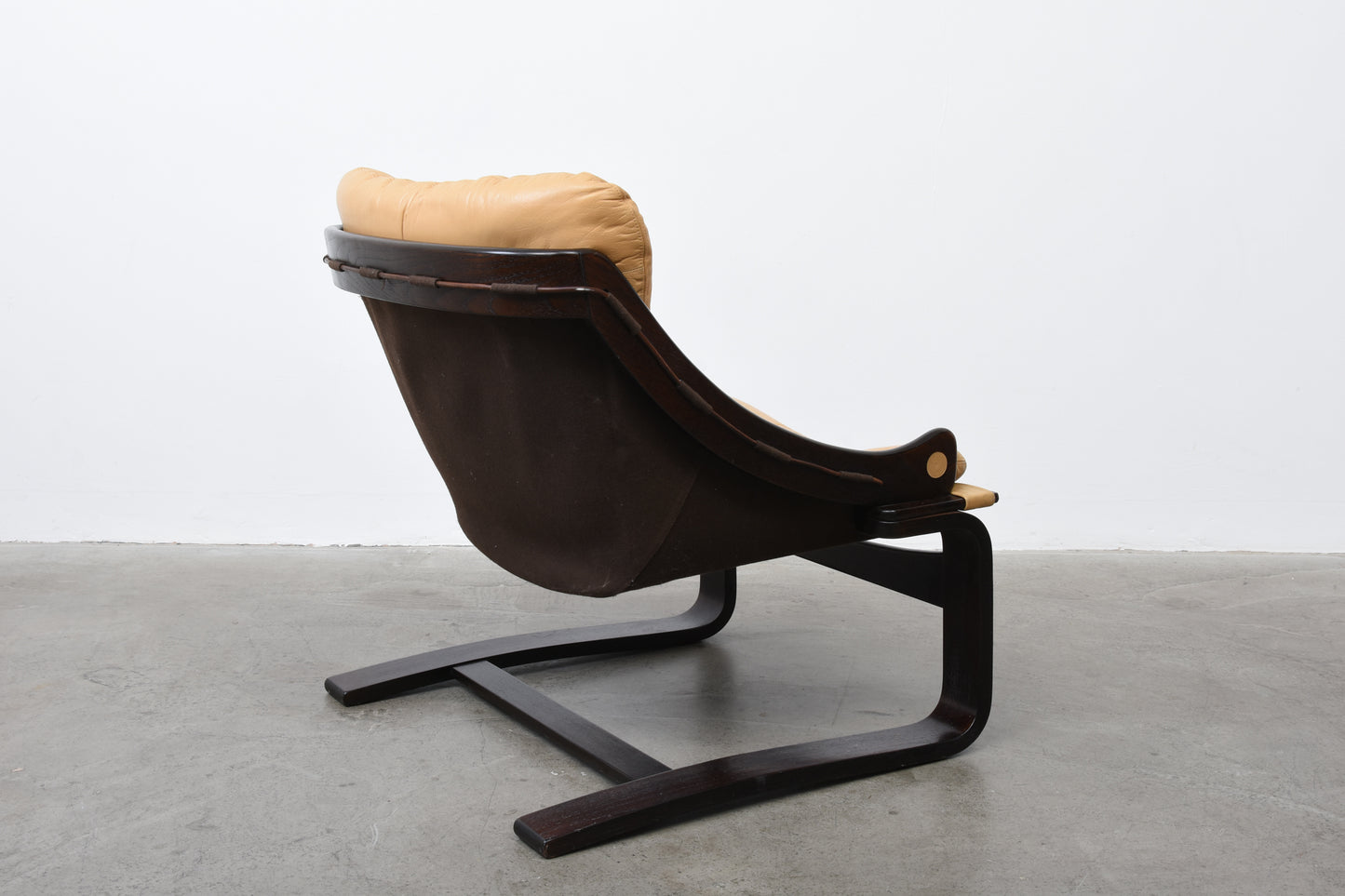 1970s 'Kroken' lounge chair by Åke Fribytter
