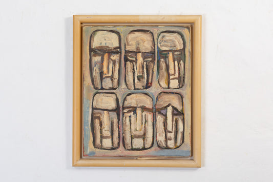 Oil painting by unknown - 55W cm