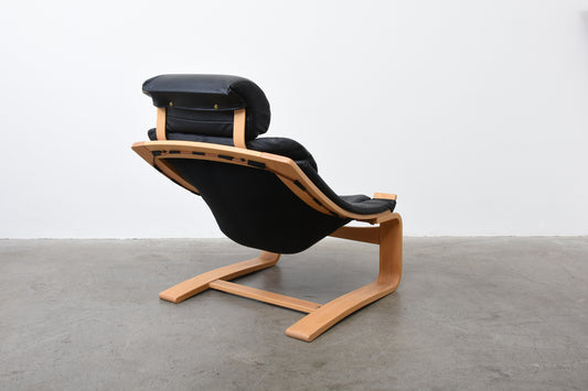 1970s 'Kroken' lounge chair by Åke Fribytter