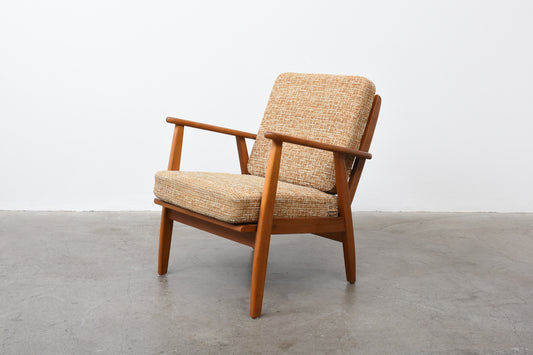 1950s Danish beech lounger