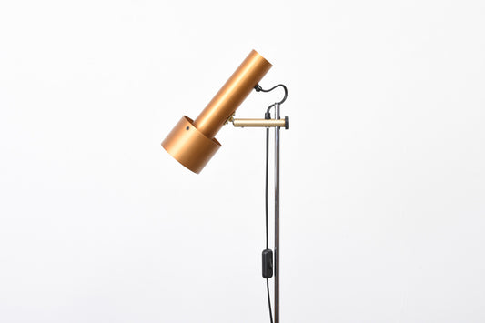 1970s Danish copper floor lamp