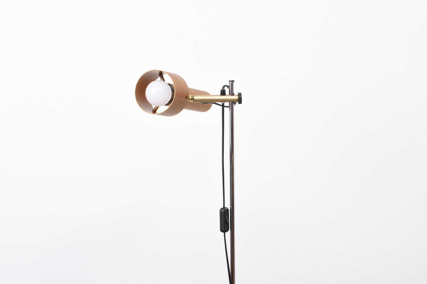 1970s Danish copper floor lamp