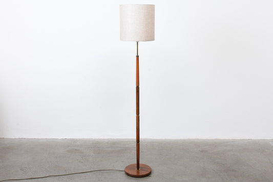 1960s Danish floor lamp in rosewood