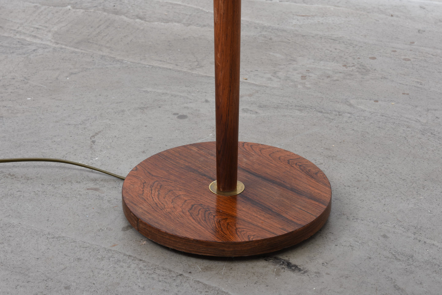 1960s Danish floor lamp in rosewood