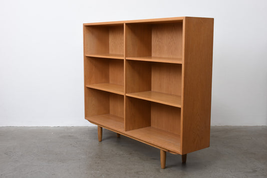 1960s oak bookcase