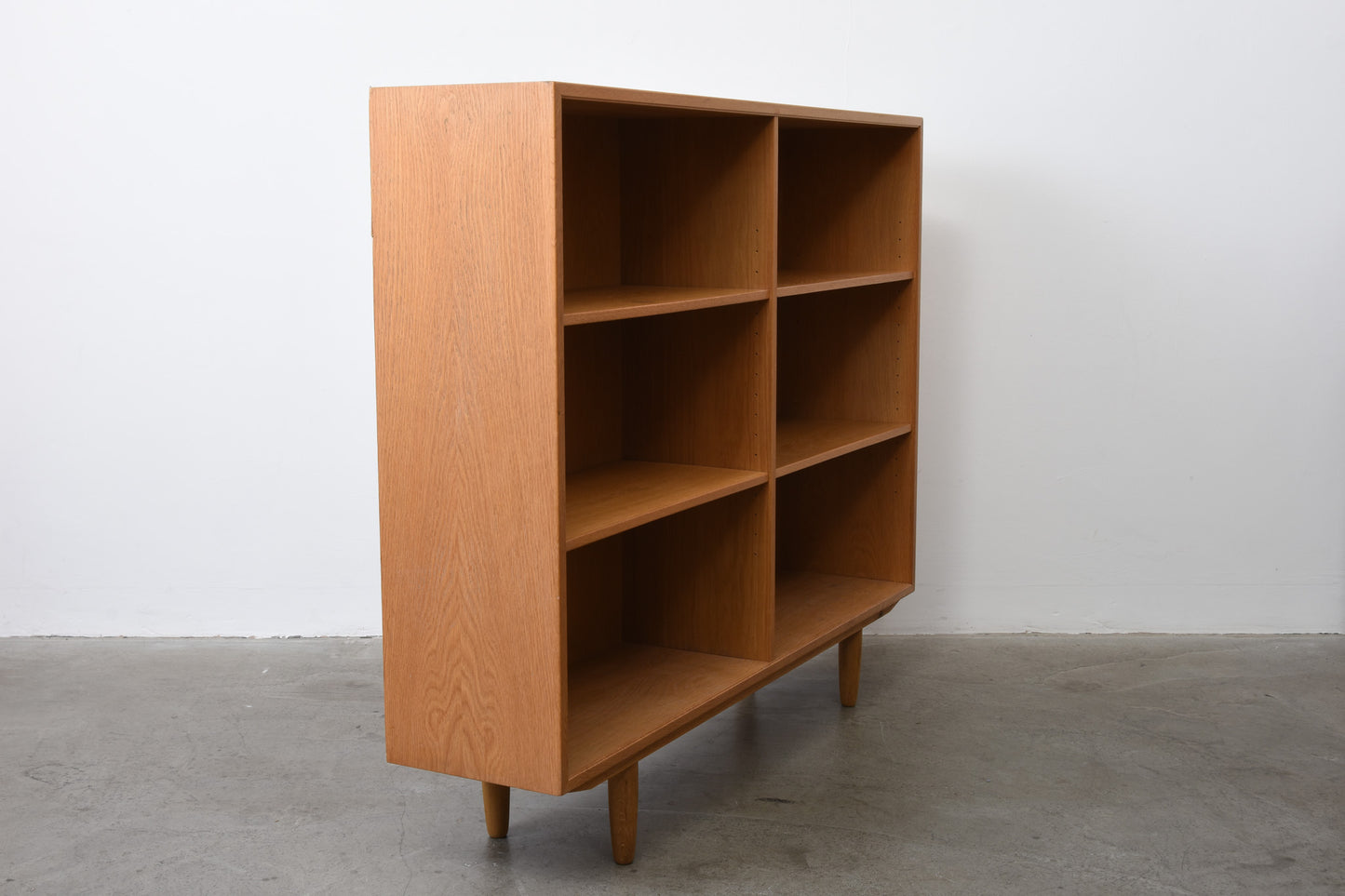 1960s oak bookcase