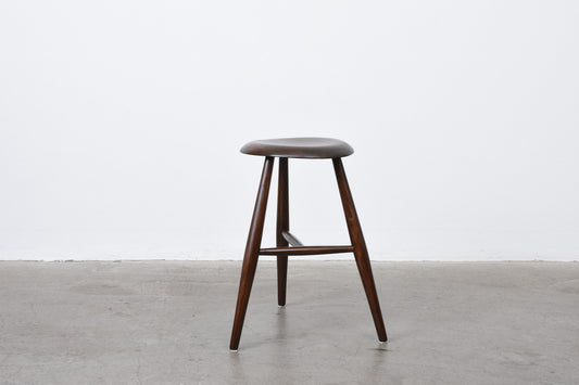 1950s Danish stool in beech