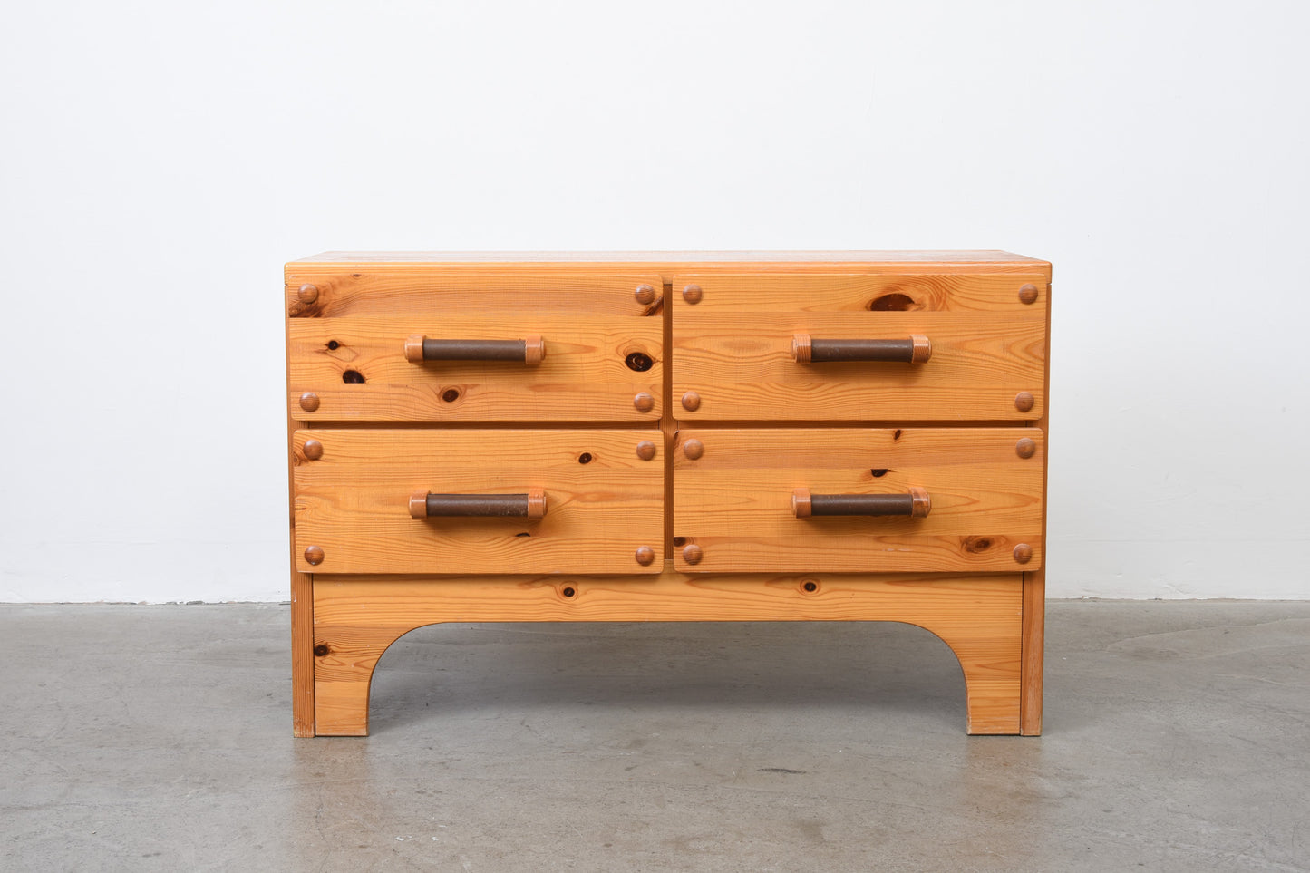 1970s pine chest by Fröseke Möbler