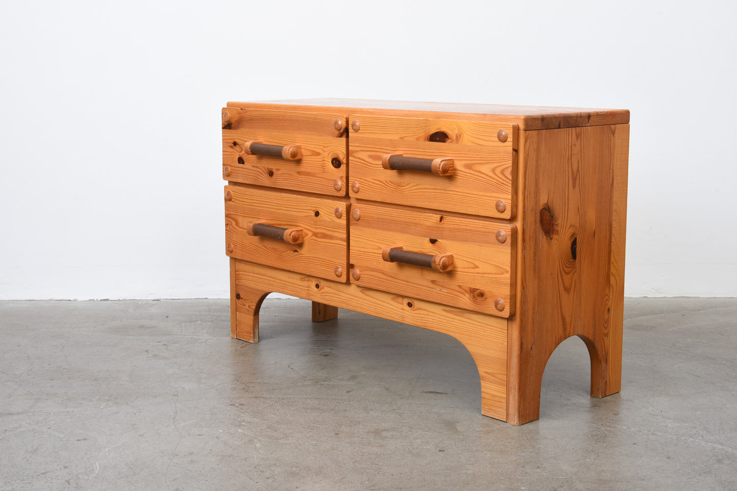 1970s pine chest by Fröseke Möbler