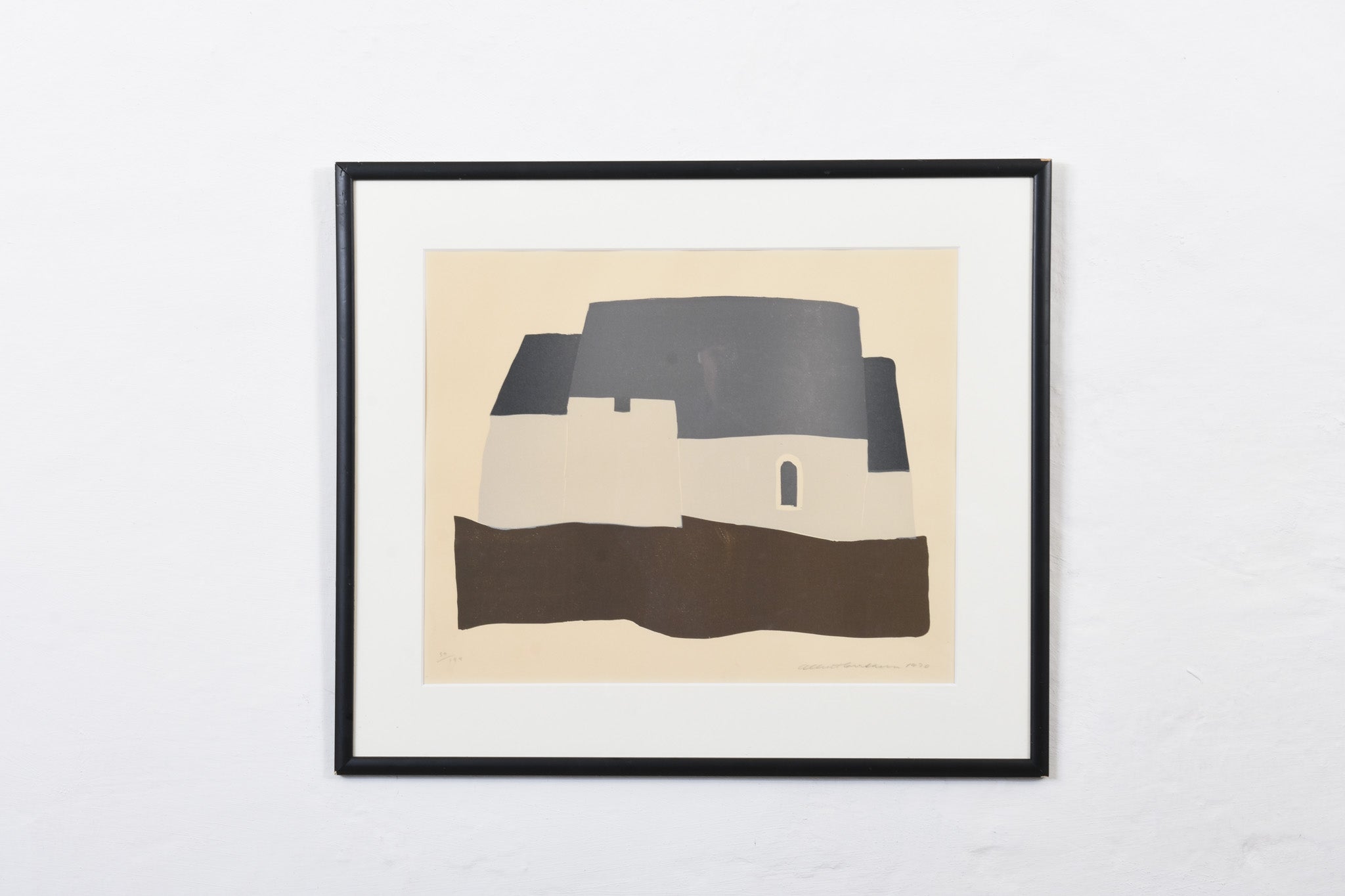 Framed lithograph by Albert Bertelsen - 1970 – CHASE & SORENSEN