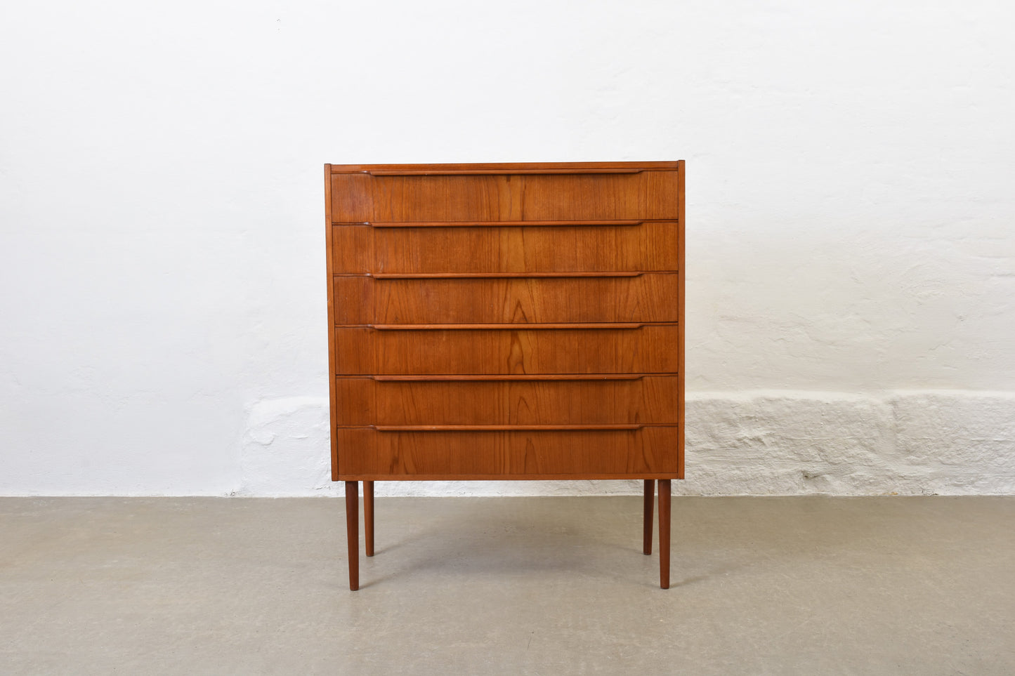 1960s teak chest of drawers